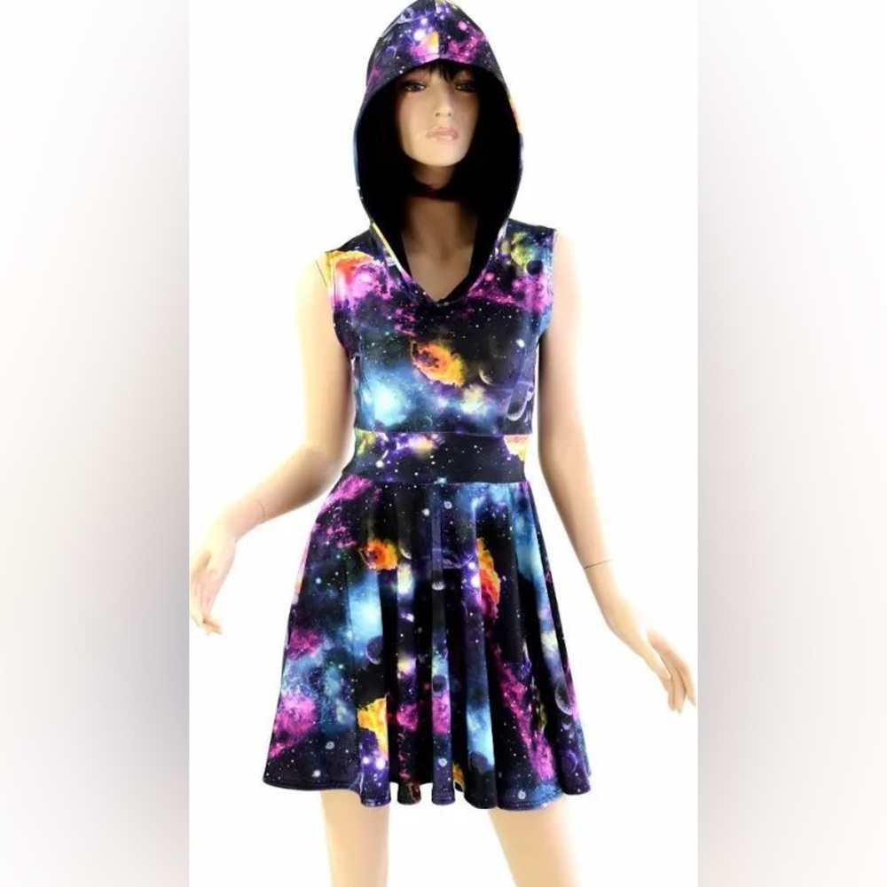 Coquetry Galaxy skater dress